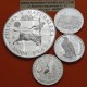 . 8,20 ONZAS PLATA PURA x España 1ª SERIE CULTURA y NATURALEZA ESPAÑA 2000 + 5000 + 10000 PESETAS 1994 FNMT SI CÁPSULAS