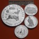 . 8,20 ONZAS PLATA PURA x España 1ª SERIE CULTURA y NATURALEZA ESPAÑA 2000 + 5000 + 10000 PESETAS 1994 FNMT SI CÁPSULAS