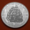 . 5 ONZAS de PLATA PURA + CÁPSULA x España 25 ECU 1995 LA MARINA ESPAÑOLA y GALEÓN MONEDA NO ESTUCHE FNMT 25 Ecus 1995
