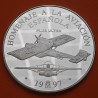 . 5 ONZAS DE PLATA PURA + CÁPSULA x España 25 EURO 1997 HOMENAJE A LA AVIACIÓN MONEDA NO ESTUCHE FNMT 25 Euros 1997