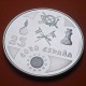 . 5 ONZAS DE PLATA PURA + CÁPSULA x España 25 EURO 1998 HOMENAJE AL EJERCITO MONEDA NO ESTUCHE FNMT 25 Euros 1998