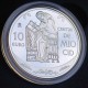 ** NO CARÁTULA ** ESPAÑA 10 EUROS 2007 EL CANTAR DEL MIO CID MONEDA DE PLATA ESTUCHE y CERTIFICADO FNMT