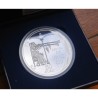 ** NO CARÁTULA ** ESPAÑA 50 EUROS 2007 EL CID y CATEDRAL DE BURGOS MONEDA PLATA ESTUCHE CERTIFICADO FNMT