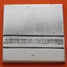 ** 1,02 ONZAS de PLATA PURA 999 ** MEDALLA OLIMPIADA de MEXICO 1970 FORMA CUDRADA y PICTOGRAMAS AZTECAS 40 mm