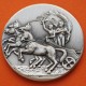 ** 1,12 ONZAS de PLATA PURA 999 ** MEDALLA OLIMPIADA de LONDRES 1948 VISTA DE LA CIUDAD y CUÁDRIGA ROMANA 40 mm