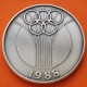 ** 1,10 ONZAS de PLATA PURA 999 ** MEDALLA OLIMPIADA de SEÚL 1988 KARATEKA - ALTIUS CITIUS FORTIUS 40 mm
