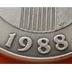 ** 1,10 ONZAS de PLATA PURA 999 ** MEDALLA OLIMPIADA de SEÚL 1988 KARATEKA - ALTIUS CITIUS FORTIUS 40 mm