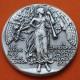 ** 1,10 ONZAS de PLATA PURA 999 ** MEDALLA OLIMPIADA de LONDRES 1908 CUÁDRIGA ROMANA y ANGEL ALADO 40 mm