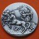 ** 1,10 ONZAS de PLATA PURA 999 ** MEDALLA OLIMPIADA de LONDRES 1908 CUÁDRIGA ROMANA y ANGEL ALADO 40 mm