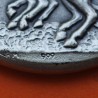 ** 1,10 ONZAS de PLATA PURA 999 ** MEDALLA OLIMPIADA de LONDRES 1908 CUÁDRIGA ROMANA y ANGEL ALADO 40 mm