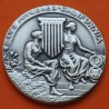 ** 1,10 ONZAS de PLATA PURA 999 ** MEDALLA OLIMPIADA de LOS ANGELES 1932 ATLETA CON BANDERA y DAMAS 40 mm