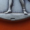 ** 1,10 ONZAS de PLATA PURA 999 ** MEDALLA OLIMPIADA de LOS ANGELES 1932 ATLETA CON BANDERA y DAMAS 40 mm