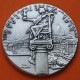 ** 1,10 ONZAS de PLATA PURA 999 ** MEDALLA OLIMPIADA de ESTOCOLMO 1912 DIOS OLÍMPICO y CIUDAD 40 mm