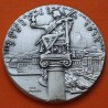 ** 1,10 ONZAS de PLATA PURA 999 ** MEDALLA OLIMPIADA de ESTOCOLMO 1912 DIOS OLÍMPICO y CIUDAD 40 mm