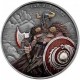 . ** 14 JULIO Envío - Tirada 500 uds ** ESTADOS UNIDOS 1 ONZA 2026 VIKINGO ERIC BLOODAXE PLATA PURA Oz LEGENDARY WARRIORS