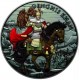 . ** 14 JULIO Envío - Tirada 500 uds ** ESTADOS UNIDOS 1 ONZA 2026 GENGHIS KHAN PLATA PURA Oz LEGENDARY WARRIORS