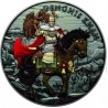 . ** 14 JULIO Envío - Tirada 500 uds ** ESTADOS UNIDOS 1 ONZA 2026 GENGHIS KHAN PLATA PURA Oz LEGENDARY WARRIORS