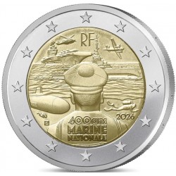 ** 0ENVÍO HOY ** FRANCIA 2 EUROS 2026 LA MARINA FRANCESA (Marine Nationale) 2ª MONEDA CONMEMORATIVA SC France