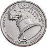 . ** 16 JULIO Envío ** ESTADOS UNIDOS 25 CENTAVOS 2026 P DECLARACIÓN DE INDEPENDENCIA Quarter 3ª MONEDA NICKEL SC