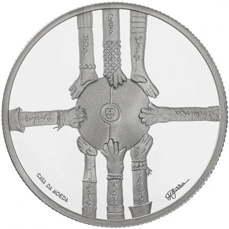. ** 16 JULIO Envío ** PORTUGAL 5 EUROS 2026 MULTICULTURALIDAD MONEDA DE NICKEL SC Edición limitada