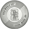 . ** 16 JULIO Envío ** PORTUGAL 5 EUROS 2026 MUNDIAL DE FÚTBOL FIFA MONEDA DE NICKEL SC Edición limitada