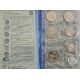 @ISRAEL ESTUCHE OFICIAL@ SOUVENIR FROM THE LIRA PERIOD SET mix fechas 7 MONEDAS 1 AGORA a 5 LIROT