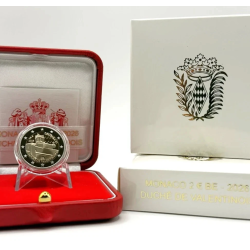 ***  22 JULIO Envío *** HOY@ MONACO 2 EUROS 2026 Ducado de VALENTINOIS MONEDA PROOF ESTUCHE y CERTIFICADO