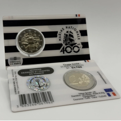 ** 16 de JULIO Envío - COINCARD ** FRANCIA 2 EUROS 2026 LA MARINA FRANCESA Marine Nationale 2ª MONEDA CONMEMORATIVA SC
