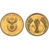 ** 3,11 GRAMOS de ORO PURO ** SUDAFRICA 1 RAND 2010 CAMPEONATO DEL MUNDO FIFA WORLD CUP MONEDA EN ESTUCHE