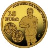 ** 1,24 GRAMOS de ORO PURO ** ESPAÑA 20 EUROS 2010 CAMPEONES DEL MUNDO EN SUDAFRICA MONEDA NO ESTUCHE SI CÁPSULA