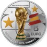 ** 08 / OCTUBRE Envío ** ESPAÑA 5 EUROS 2026 CAMPEONES DEL MUNDO de FÚTBOL FIFA WORLD CUP MONEDA PLATA FNMT 33mm ESTUCHE