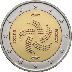 ** ENVÍO HOY ** IRLANDA 2 EUROS 2026 PRESIDENCIA DE LA UNIÓN EUROPEA MONEDA SC Eire Ireland