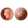 ** 4 monedas de 1 ONZA COBRE PURO ** CANADA + FRANCIA + 2x ESTADOS UNIDOS 1 ONZA 2027 MONEDA DE COBRE SC