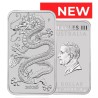 ** ENVÍO HOY ** AUSTRALIA 1 DOLAR 2026 DRAGON - CARLOS III Forma de LINGOTE - CÁPSULA MONEDA PLATA ONZA OZ