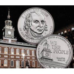 ** ENVÍO HOY ** ESTADOS UNIDOS 25 CENTAVOS 2026 D US CONSTITUION Quarter 4ª MONEDA DE NICKEL SC