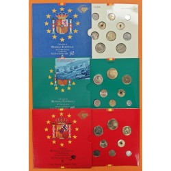 ** OFERTA ** ESPAÑA 1992 1993 1994 CARTERA FNMT 1+5+10+25+50+100+ 200 PESETAS 1992 + 500 PESETAS 1993 y 1994 SC