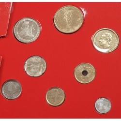 ** OFERTA ** ESPAÑA 1992 1993 1994 CARTERA FNMT 1+5+10+25+50+100+ 200 PESETAS 1992 + 500 PESETAS 1993 y 1994 SC