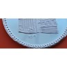 ** 0,77 ONZAS ** ESPAÑA MEDALLA DE PLATA PURA Años 1980 REY JUAN CARLOS 24,10 gramos RAYITAS 41 mm