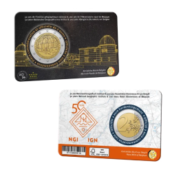 *** ENVÍO HOY *** BELGICA 2 EUROS 2026 INSTITUTO OCEANOGRÁFICO @COINCARD FRANCÉS@ 2ª MONEDA BIMETÁLICA