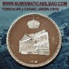 ** 0,77 ONZAS ** ESPAÑA MEDALLA DE PLATA PURA Años 1980 REY JUAN CARLOS 24,10 gramos RAYITAS 41 mm