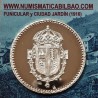 **  0,77 ONZAS ** ESPAÑA MEDALLA DE PLATA PURA Años 1980 DON JUAN DE BORBÓN 24,10 gramos RAYITAS 41 mm