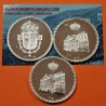 ** 2,31 ONZAS ** ESPAÑA 3 MEDALLAS de PLATA PURA PRINCIPE FELIPE + REY JUAN CARLOS + DON JUAN DE BORBÓN