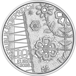 . @27/MARZO Envío - @BLISTER - PLATA@ AUSTRIA 10 EUROS 2026 LODEN Serie TRAJES TRADICIONALES 3ª MONEDA SIN CIRCULAR
