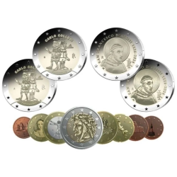 ** 015 OCTUBRE Envío ** ITALIA CARTERA OFICIAL EUROS 2026 UNC 1+2+5+10+20+50 Cts. + 1€ + 2 EUROS 2026 SET