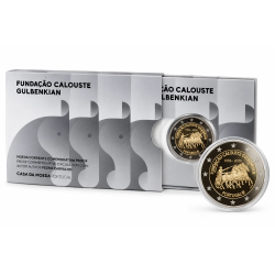 ** 015 OCTUBRE Envío - ESTUCHE PROOF - 8000 uds ** PORTUGAL 2 EUROS 2026 FUNDACION CALOUSTE GULBENKIAN 2ª MONEDA