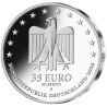 ** 015 OCTUBRE Envío ** ALEMANIA 35 EUROS 2025 A TREN COLGANTE WUPPERTAL MONEDA DE PLATA SC Germany BRD