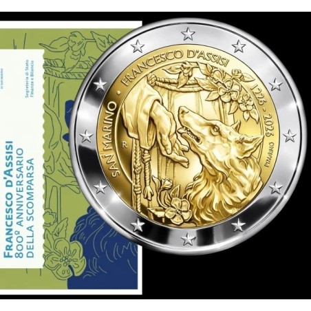 . @ENVÍO HOY@ SAN MARINO 2 EUROS 2026 TIZIANO 450 AÑOS DE SU MUERTE Pintor 1ª MONEDA CONMEMORATIVA ESTUCHE BLISTER
