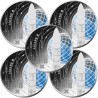 ** 015 OCTUBRE Envío ** ALEMANIA 5 EUROS 2026 A+D+F+G+J COHETE ARIANE 6 NICKEL Serie EXPLORACIÓN ESPACIAL