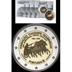 ** 015 OCTUBRE Envío - ESTUCHE PROOF - 8000 uds ** PORTUGAL 2 EUROS 2026 FUNDACION CALOUSTE GULBENKIAN 2ª MONEDA