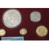 ** 13,27 ONZAS de PLATA PURA ** HISTORIA DE LA MONEDA ESPAÑOLA 1474 a 1868 BAÑO DE ORO 17 MEDALLAS 412 gramos